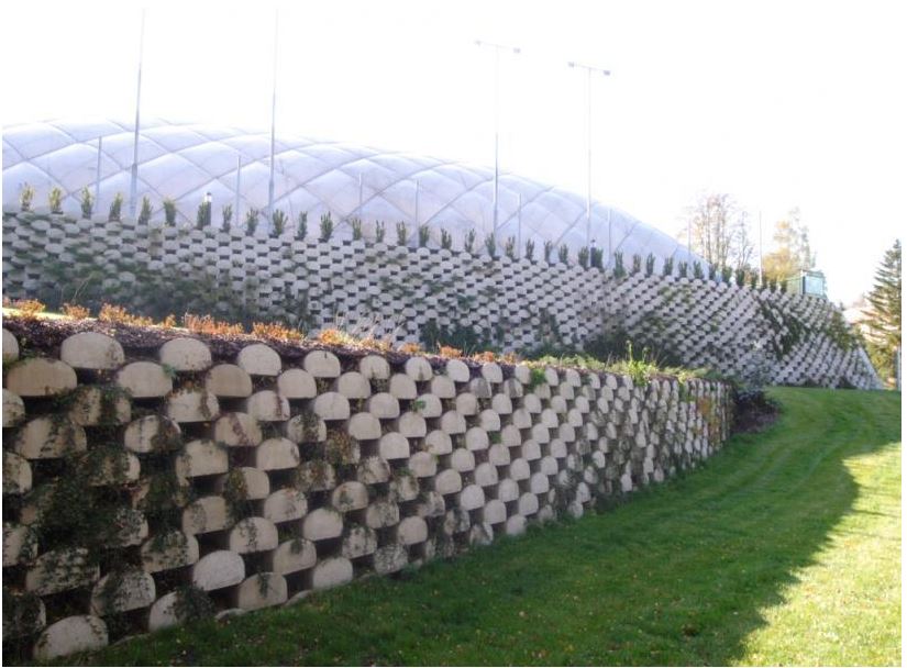 Variabilní betonové svahovky